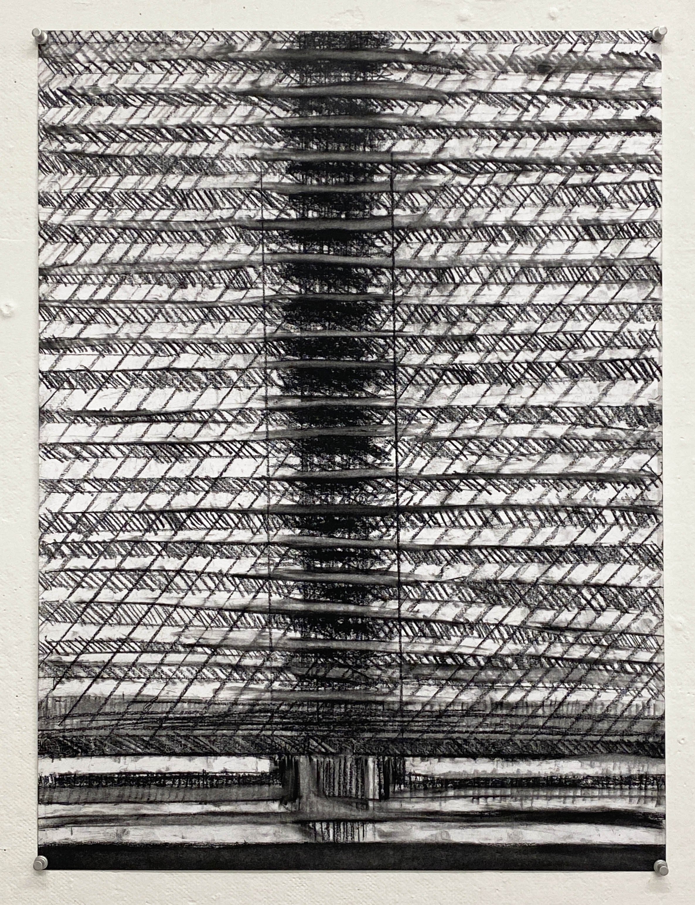 Isolation Drawing (Day 17), 2021
Conte on paper