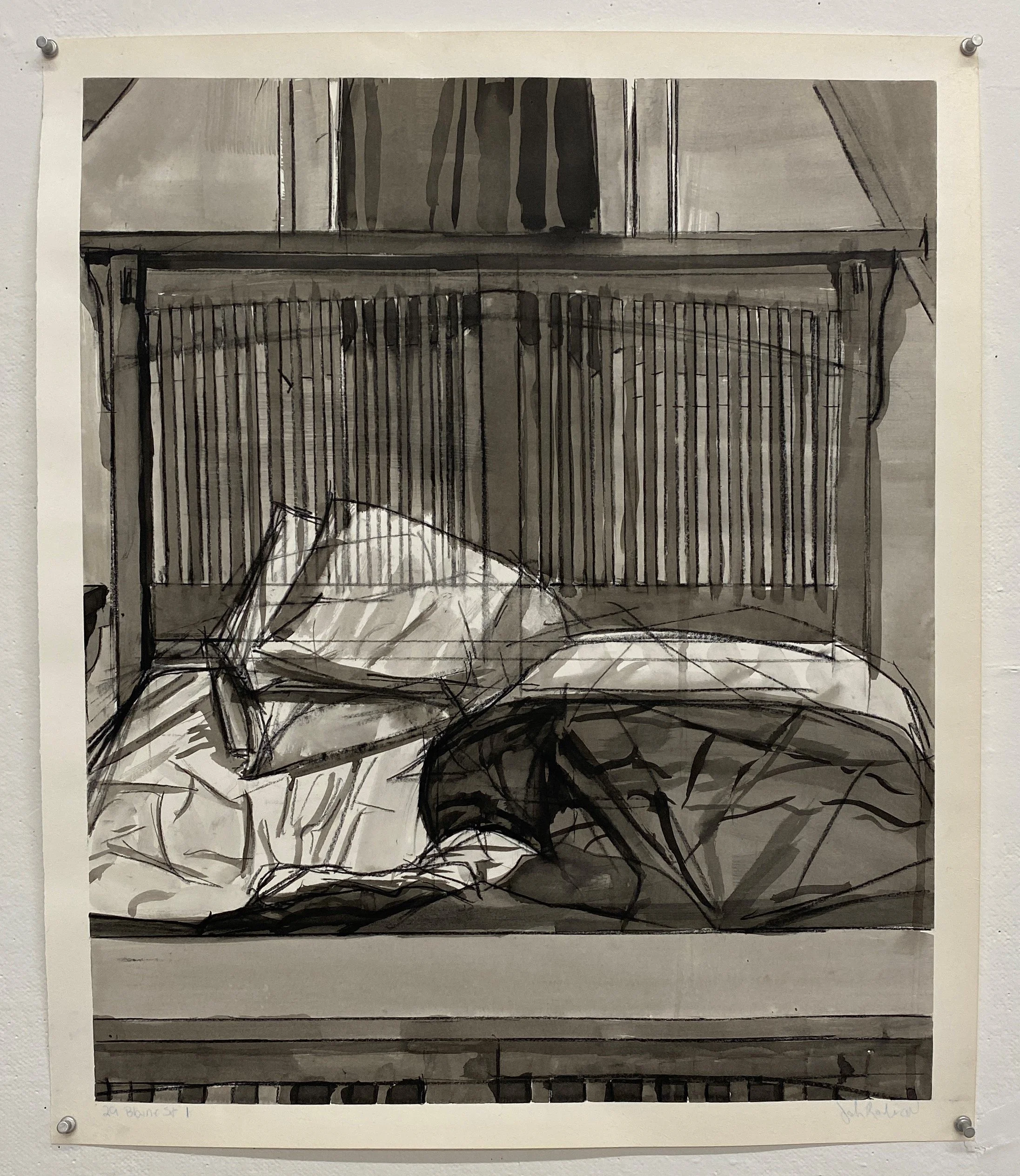 29 Blaine St 1, 2021
Ink and conte on paper