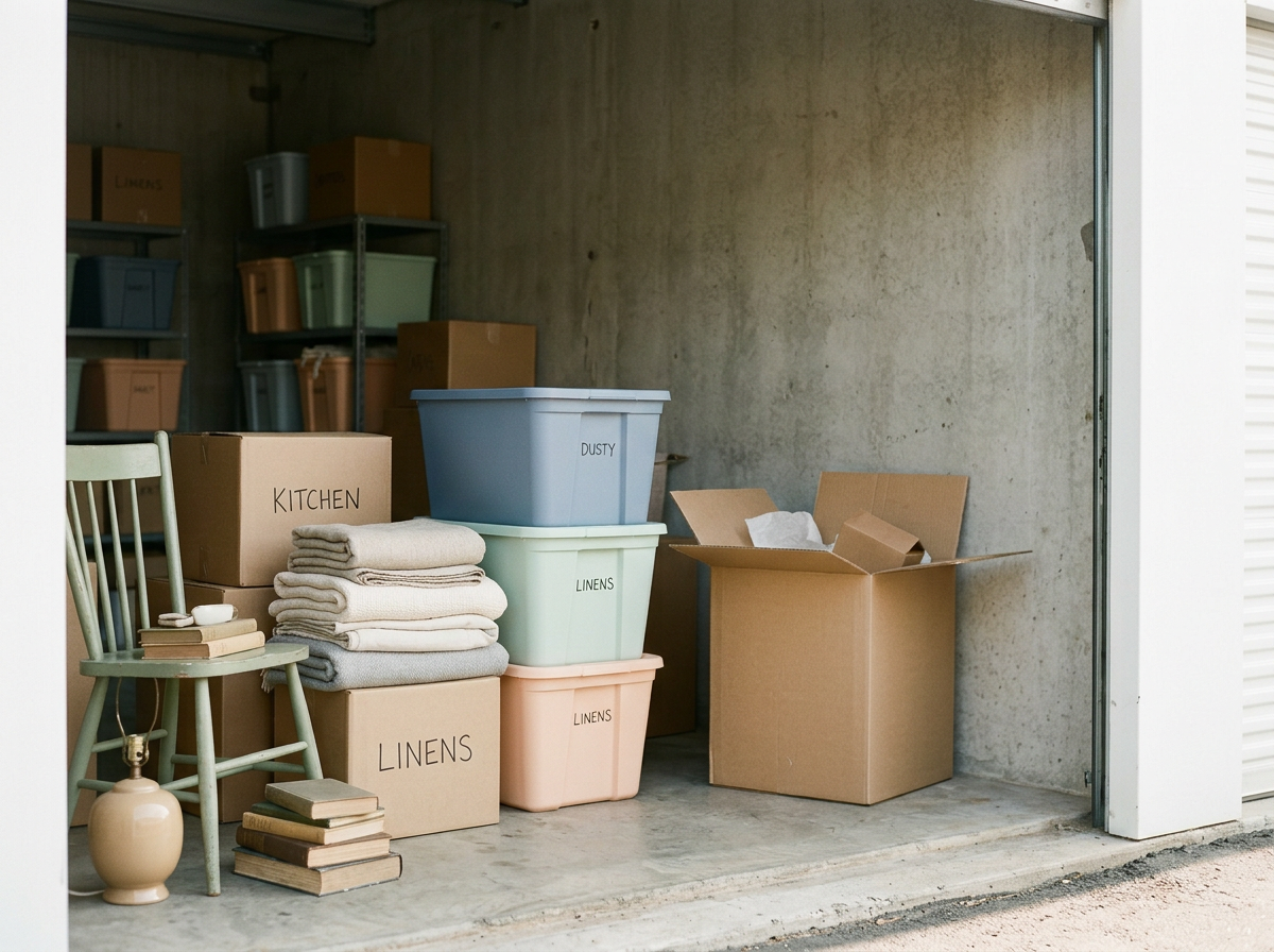 Storage unit cleanouts