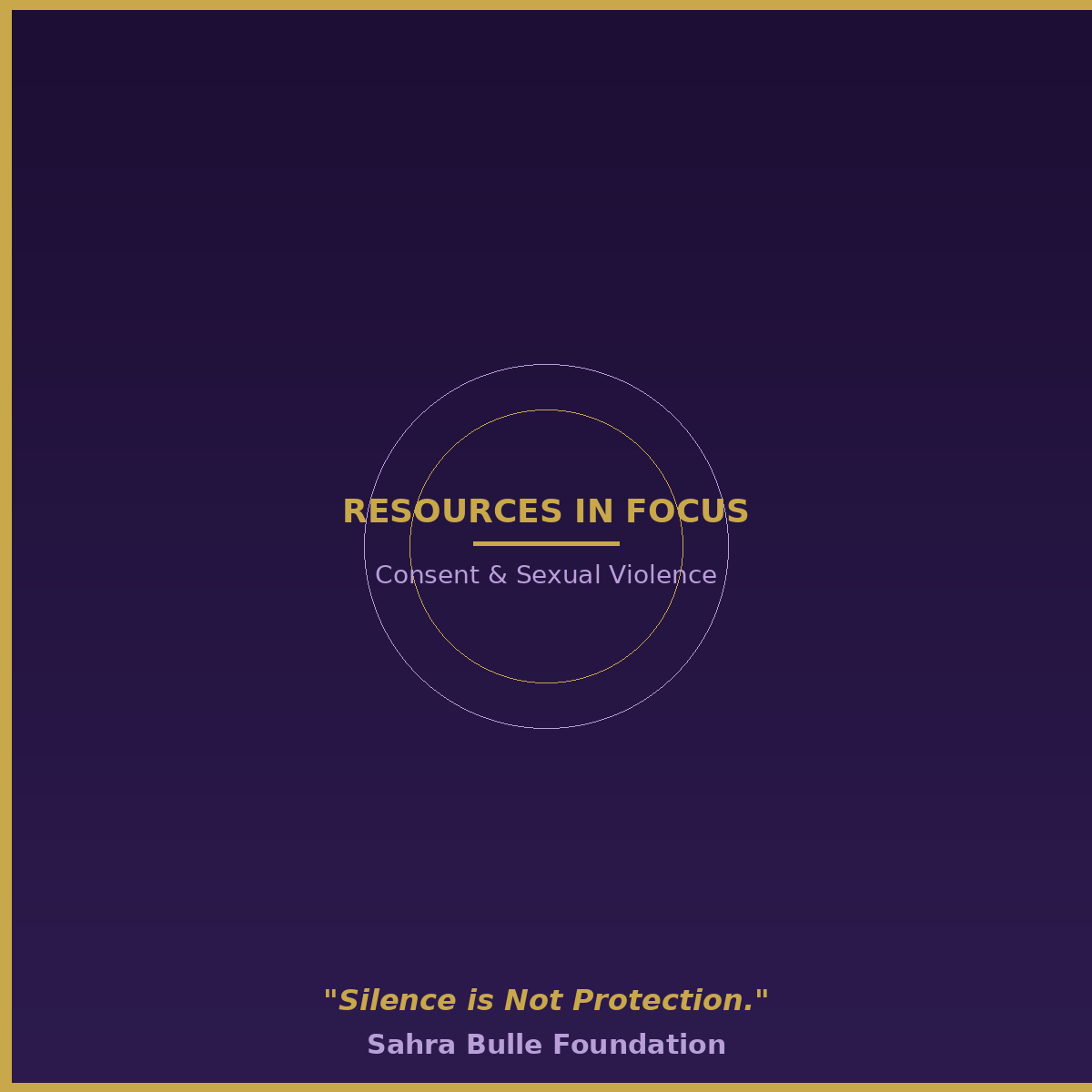 Consent and Sexual Violence: Resources for Youth, Educators and Communities