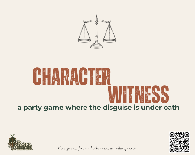 Character Witness - Digital Download