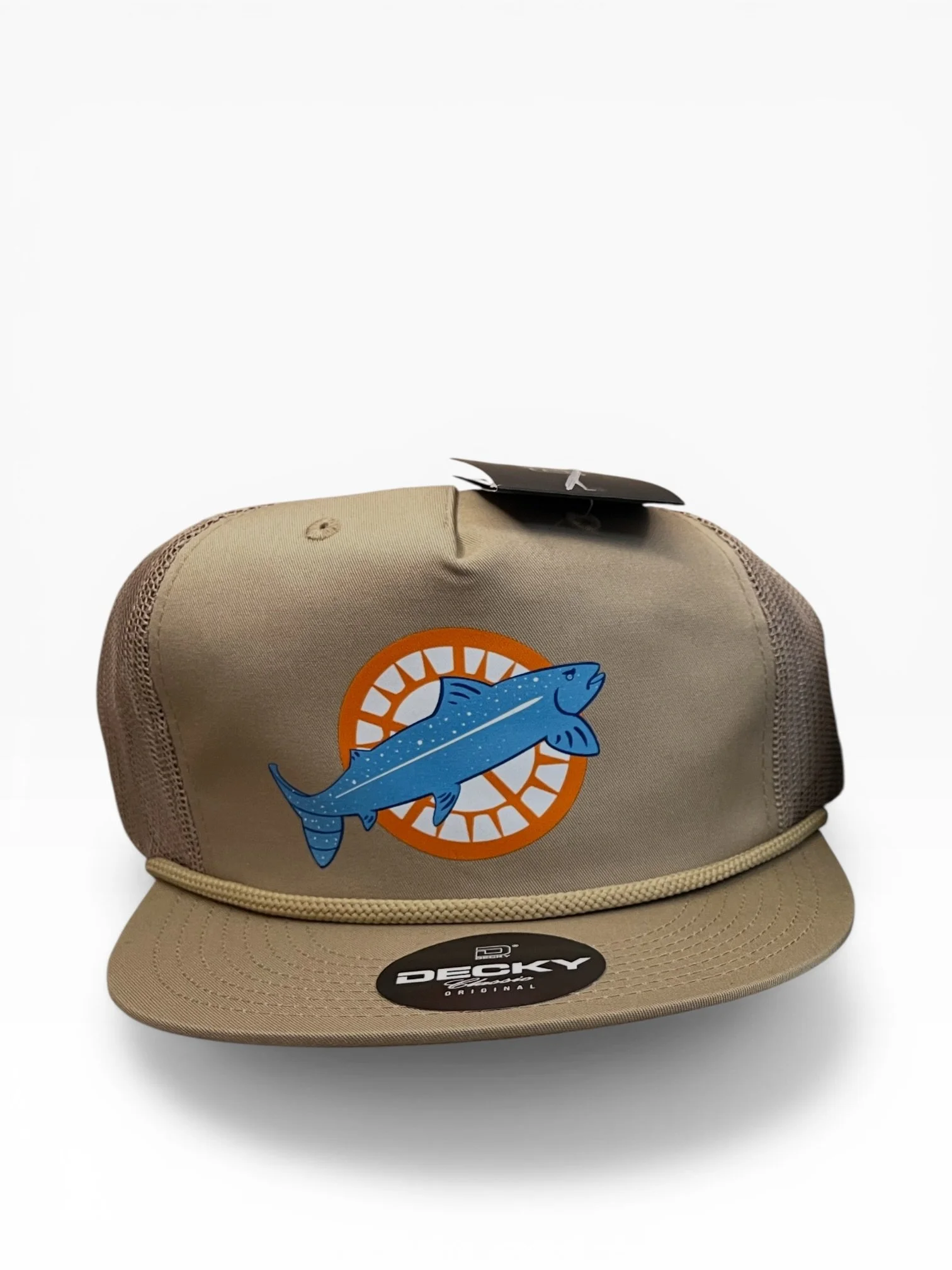 Flat Bill Trucker Rope Hat