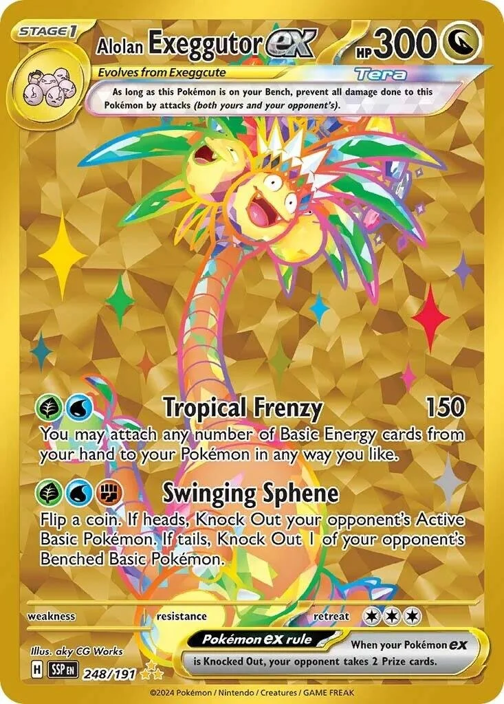 Alolan Exeggutor ex 248/191 NM
