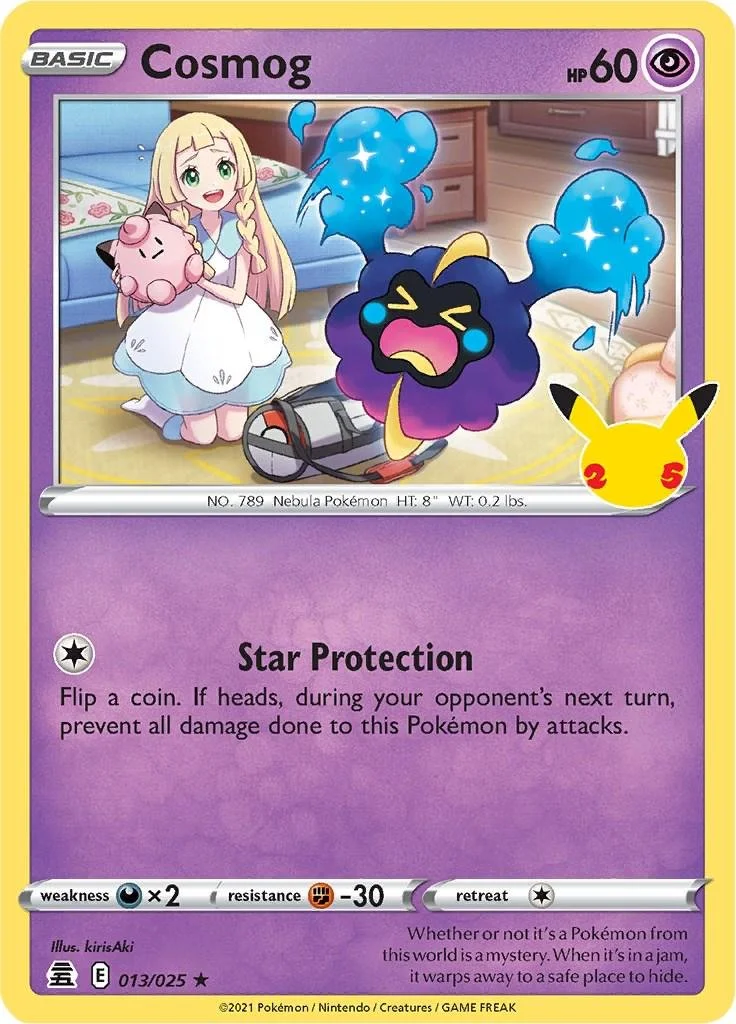 Cosmog 013/025 Celebrations 25 NM