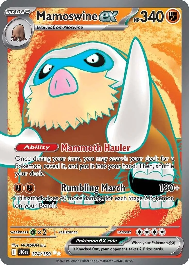 Mamoswine ex 174/159 NM