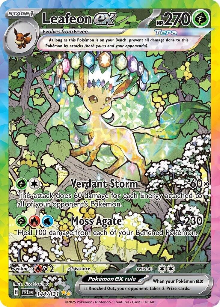 Leafeon ex 144/131 NM