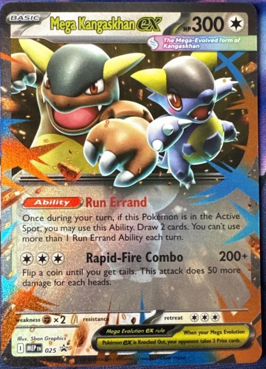 Mega Kangaskhan ex 025 Black Star Promo NM