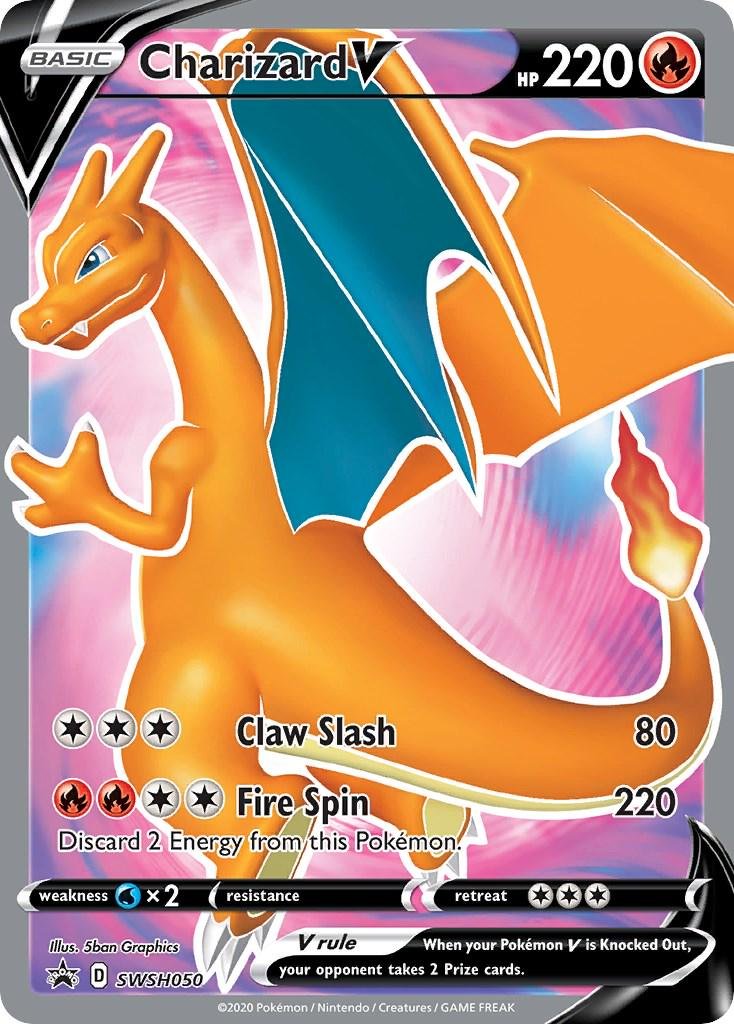 Charizard V SWSH050 Black Star Promo Sealed