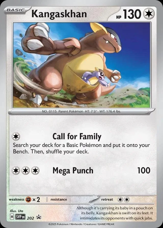 Kangaskhan 202 Black Star Promo NM