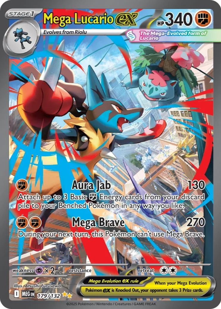 Mega Lucario ex 179/132 SIR