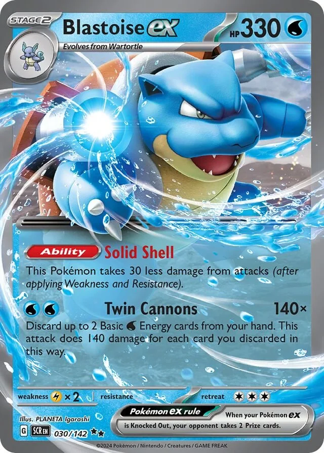 Blastoise ex 030/142 NM