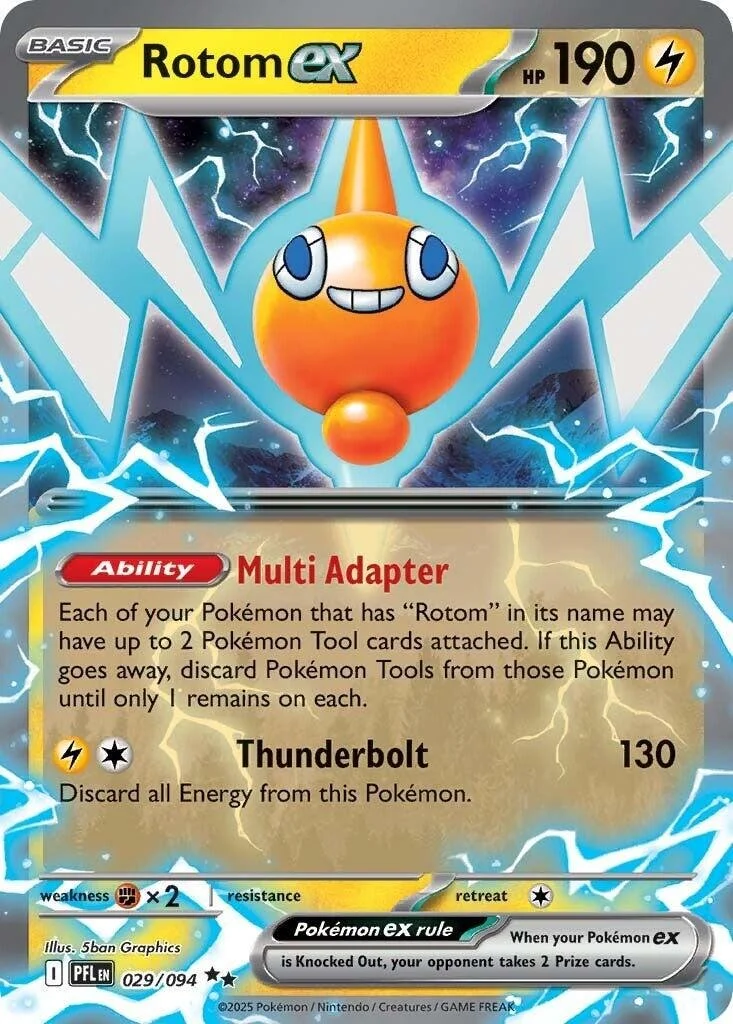 Rotom ex 029/094 NM