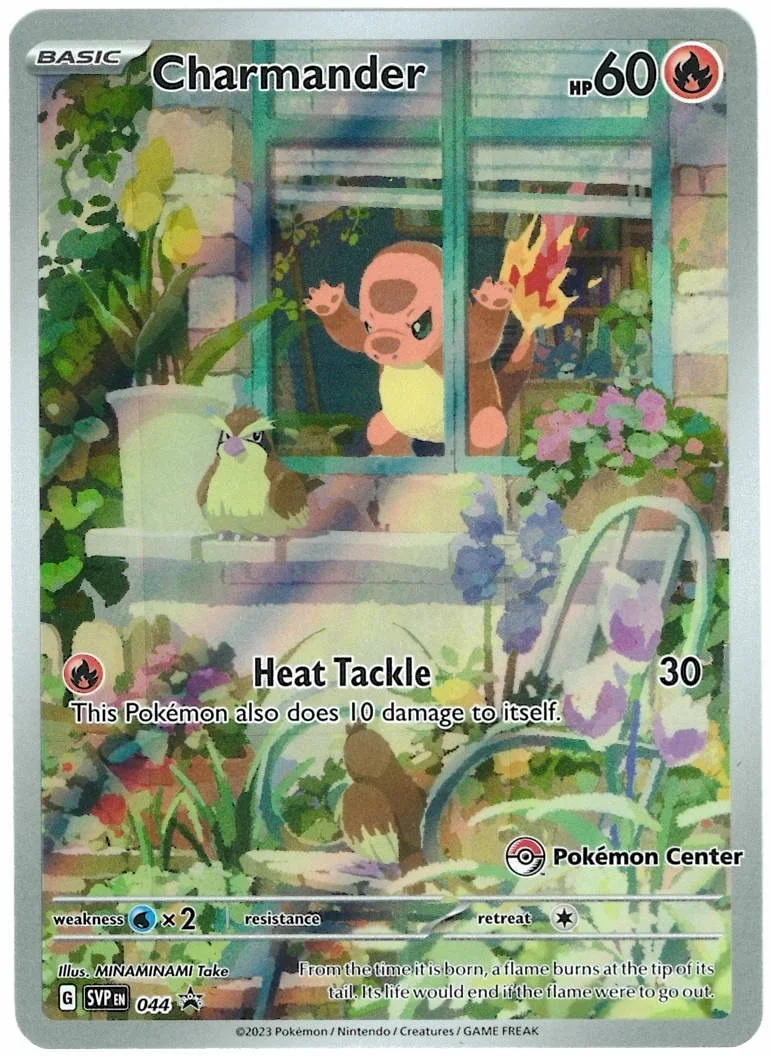 Charmander 044 Pokemon Center Stamped Black Star Promo Sealed