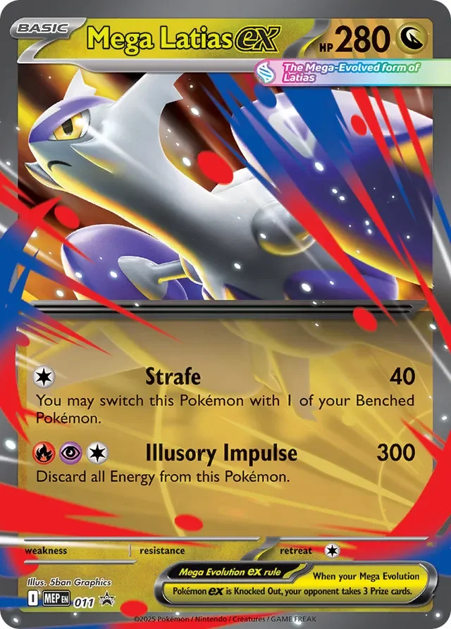 Mega Latias ex 011 Black Star Promo