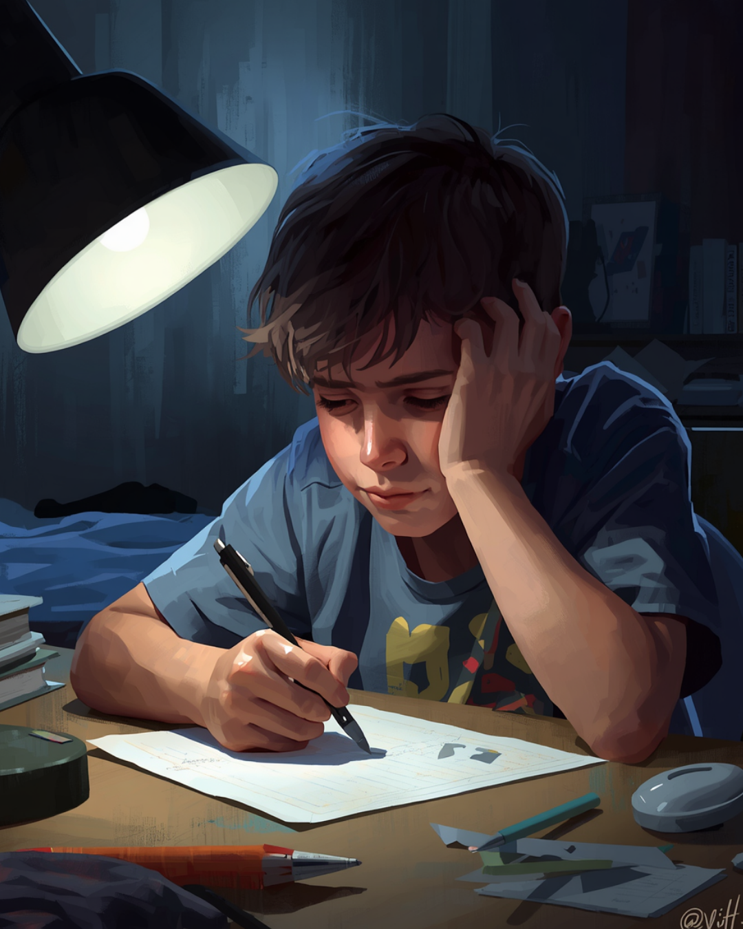 No tears with writing