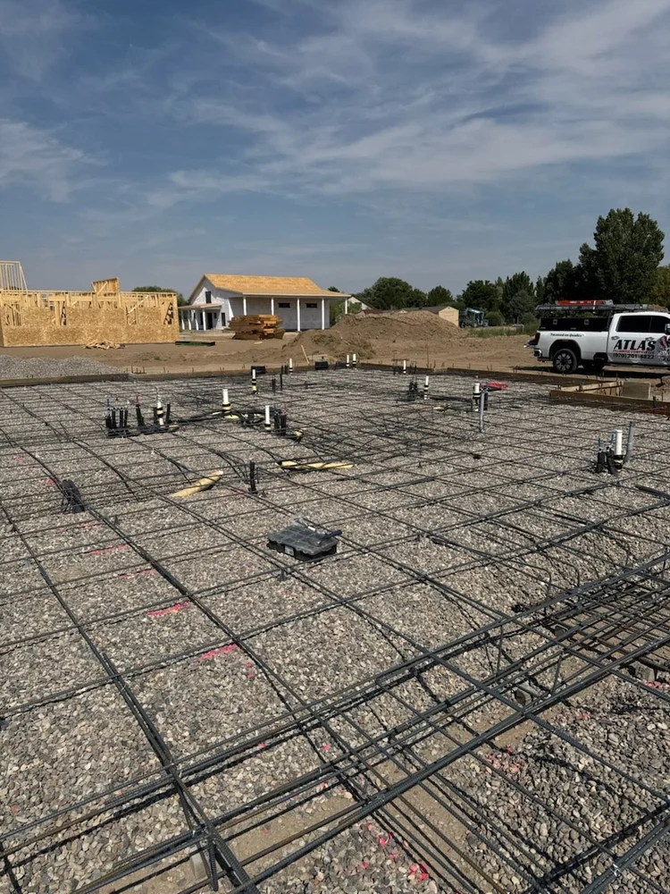 New-construction plumbing site