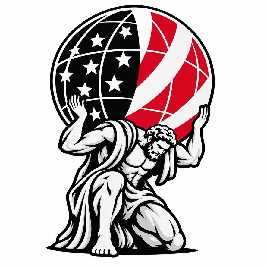 Atlas carrying a globe — Atlas Plumbing Company LLC