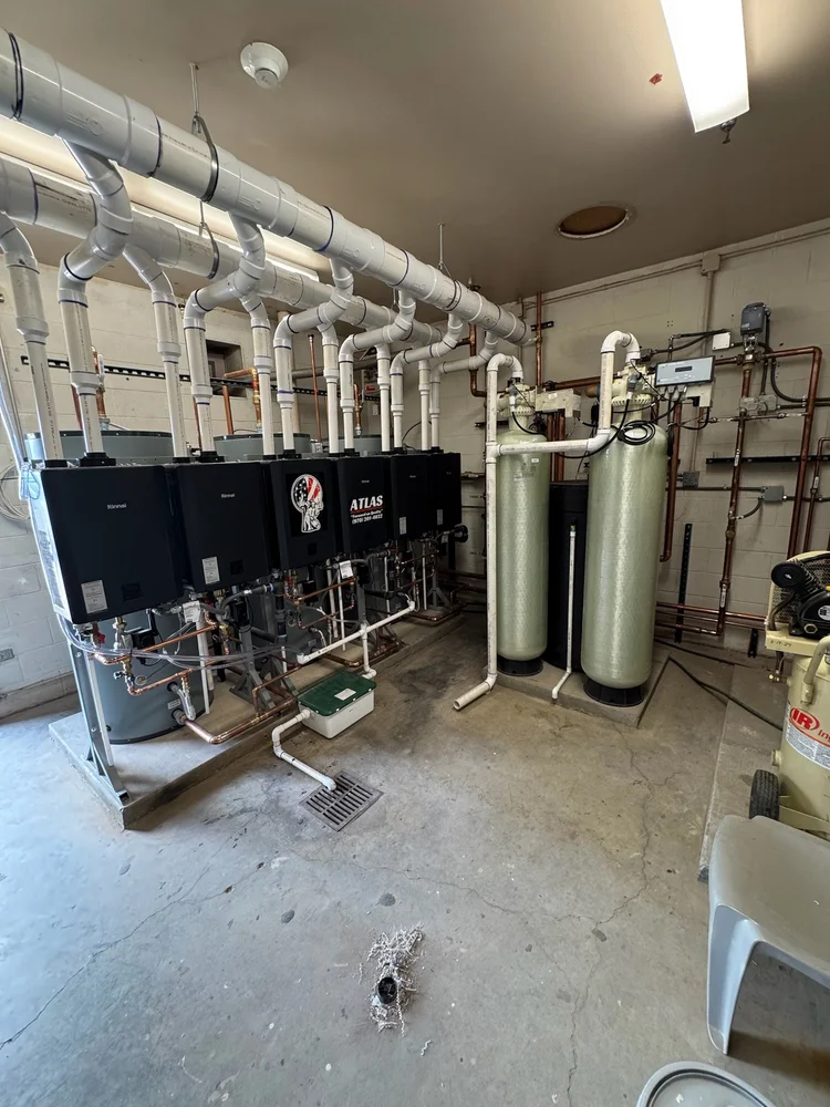 Mechanical-room plumbing equipment