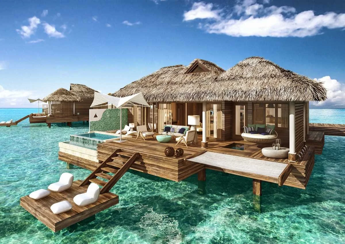 overwater bungalow