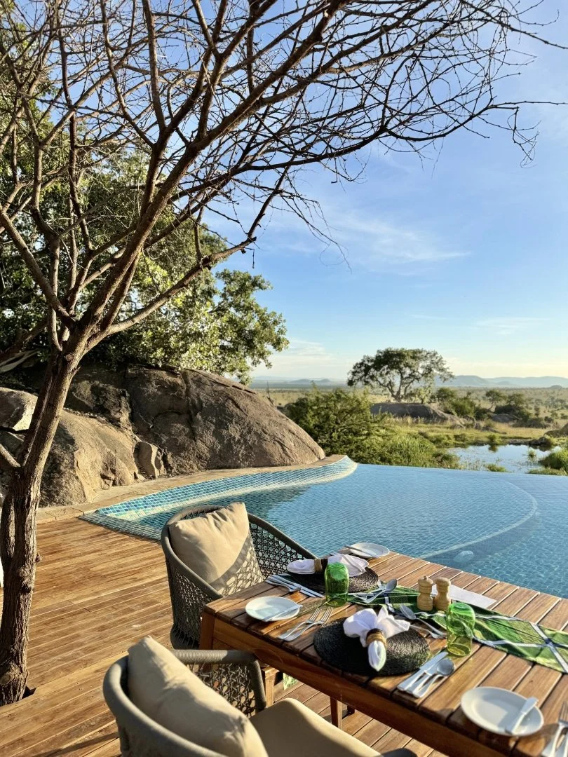 Couple enjoying breakfast in Costa Rica on their romantic honeymoon