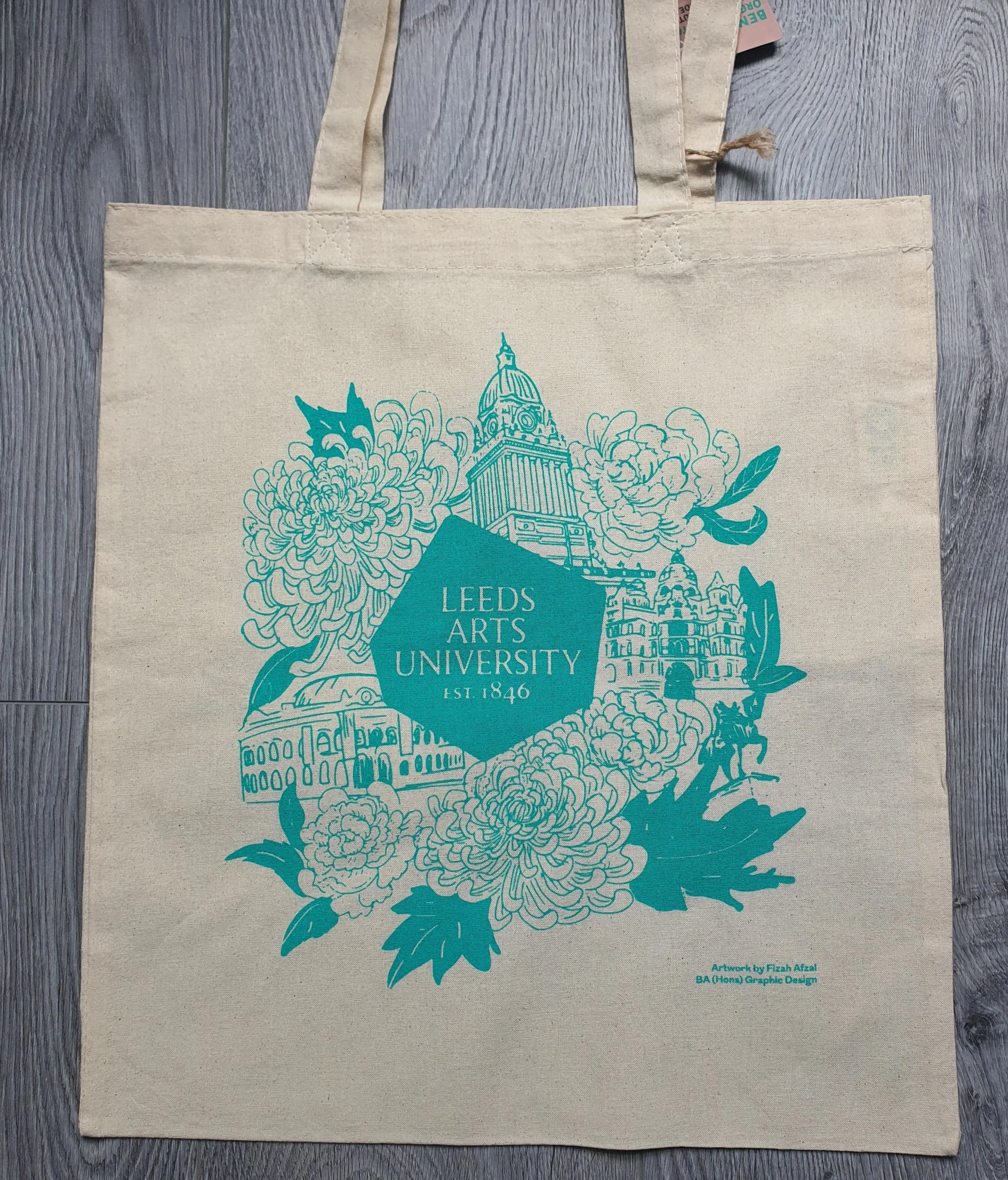 Leeds Arts University Tote Bag Design