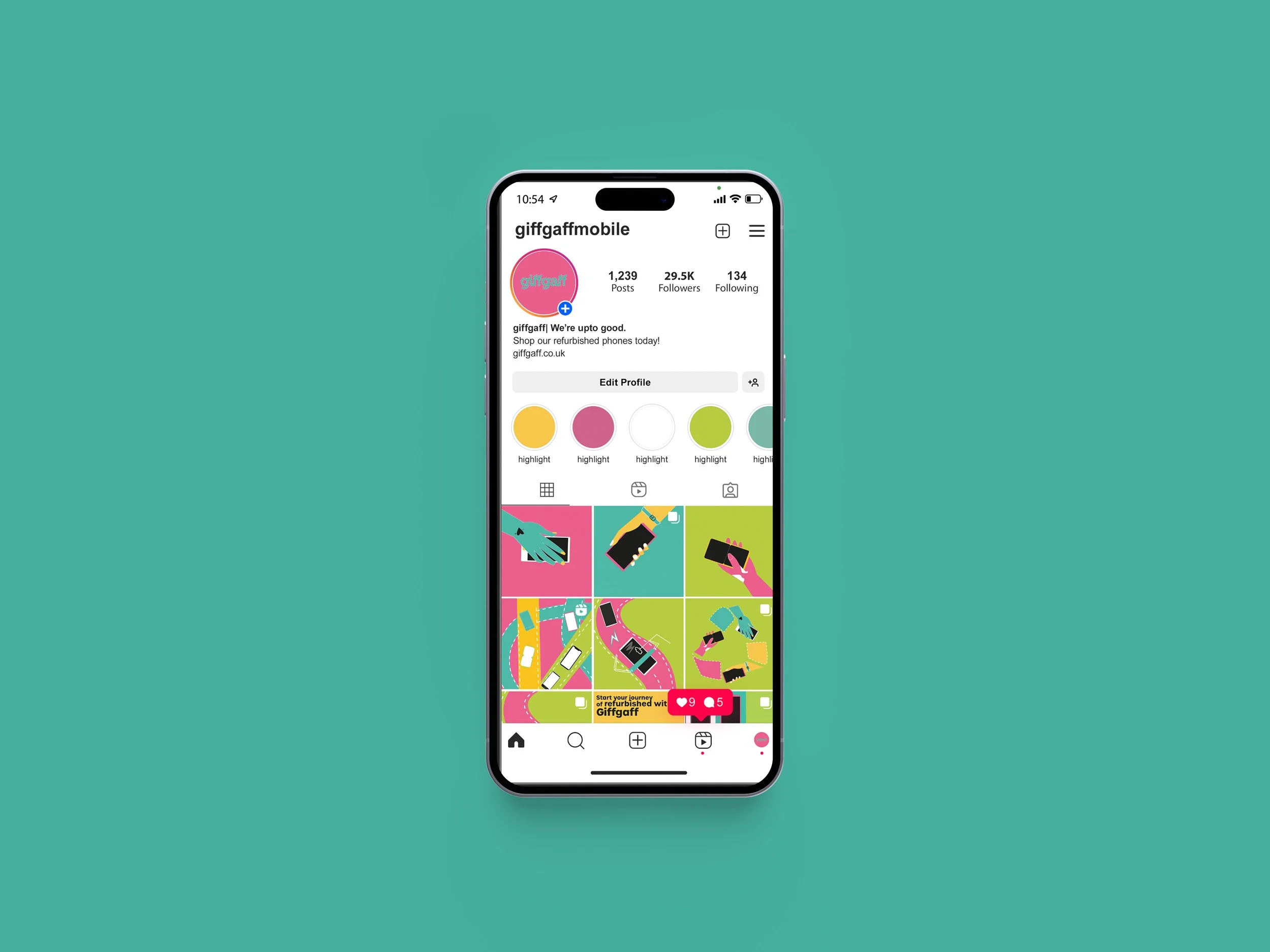 Giffgaff Refurbished Campaign Concept