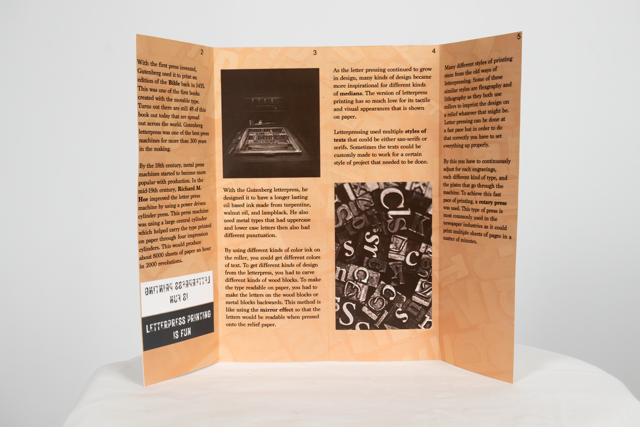 4-fold Brochure Letterpress pt2