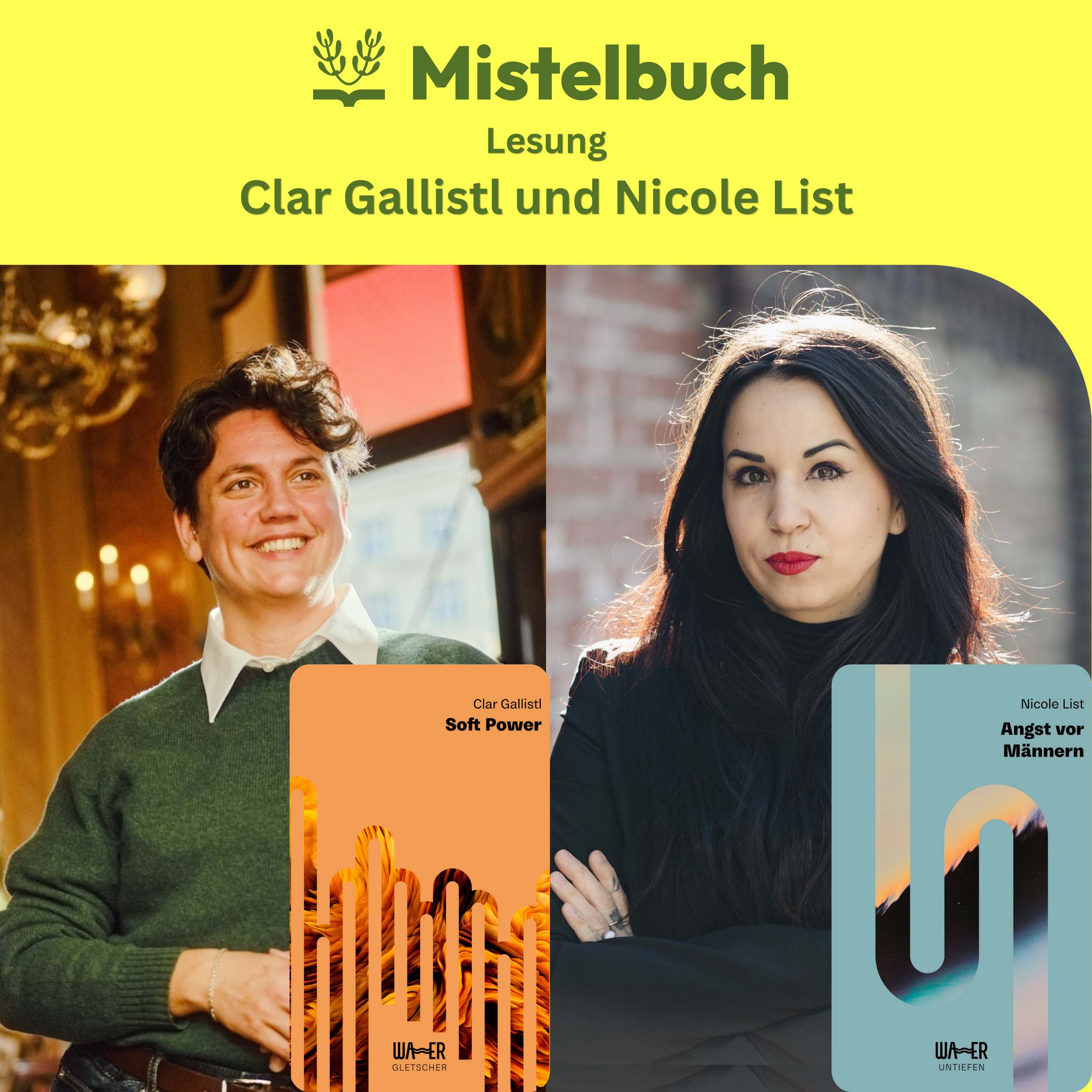 Lesung: Clar Gallistl und Nicole List