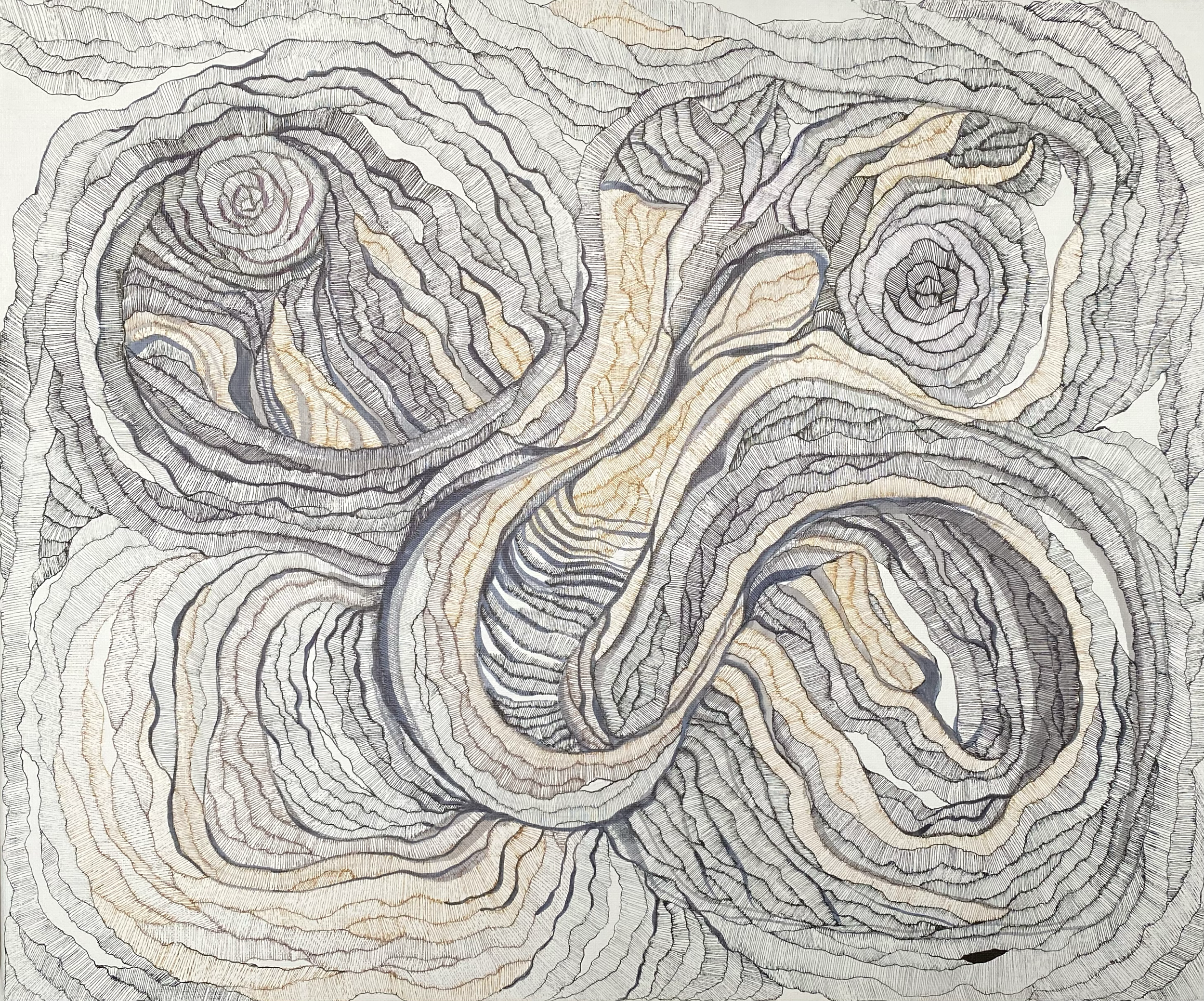 K8, 2025
Ink on cotton
65 × 54 cm