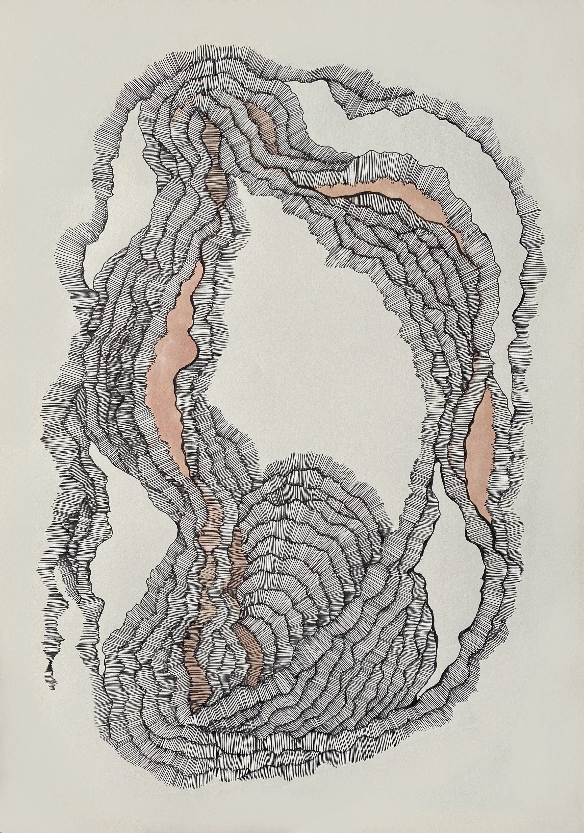 A2,  2025  Ink on paper
40 × 30 cm