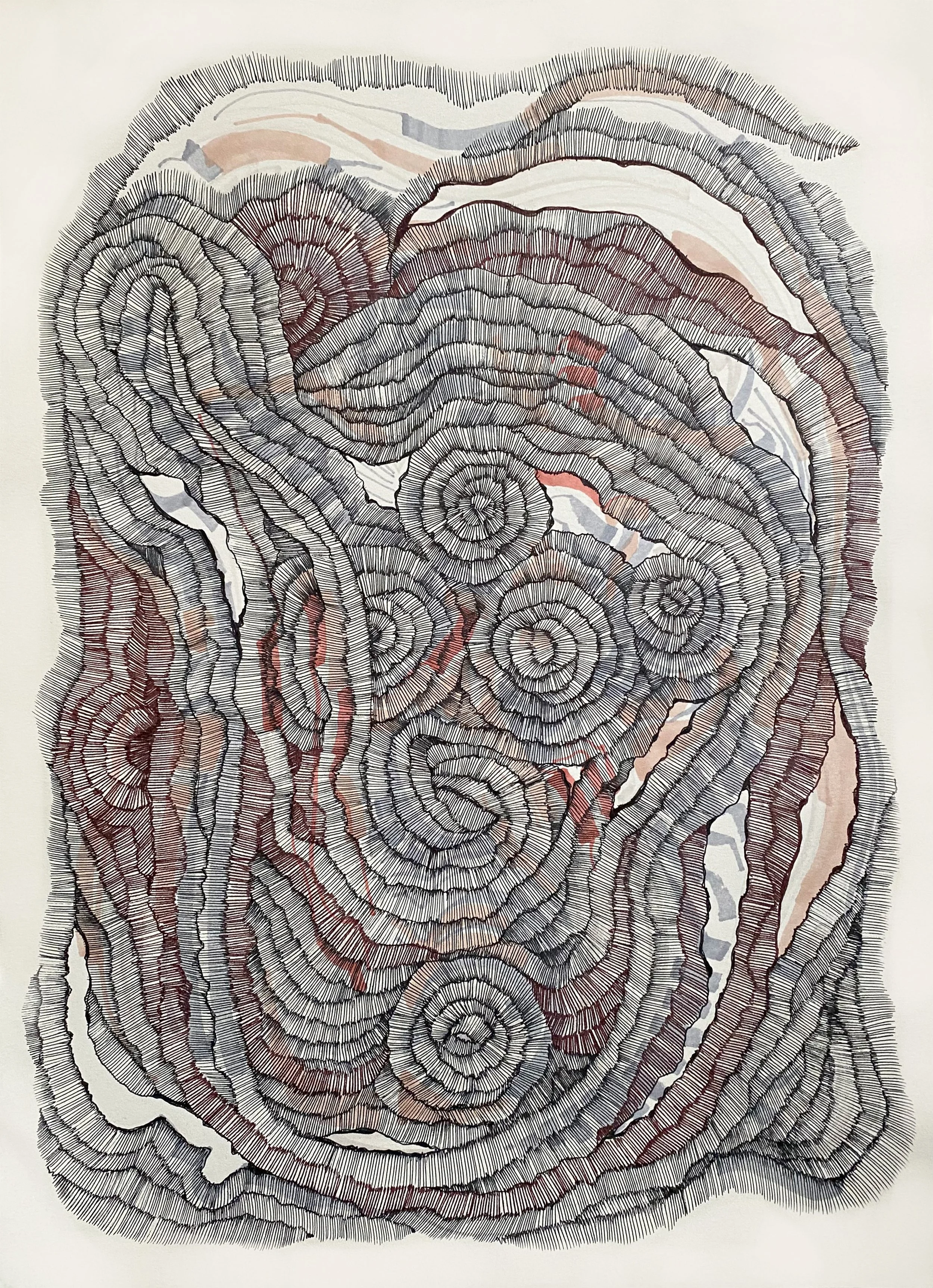 A8,  2025  Ink on paper
40 × 30 cm