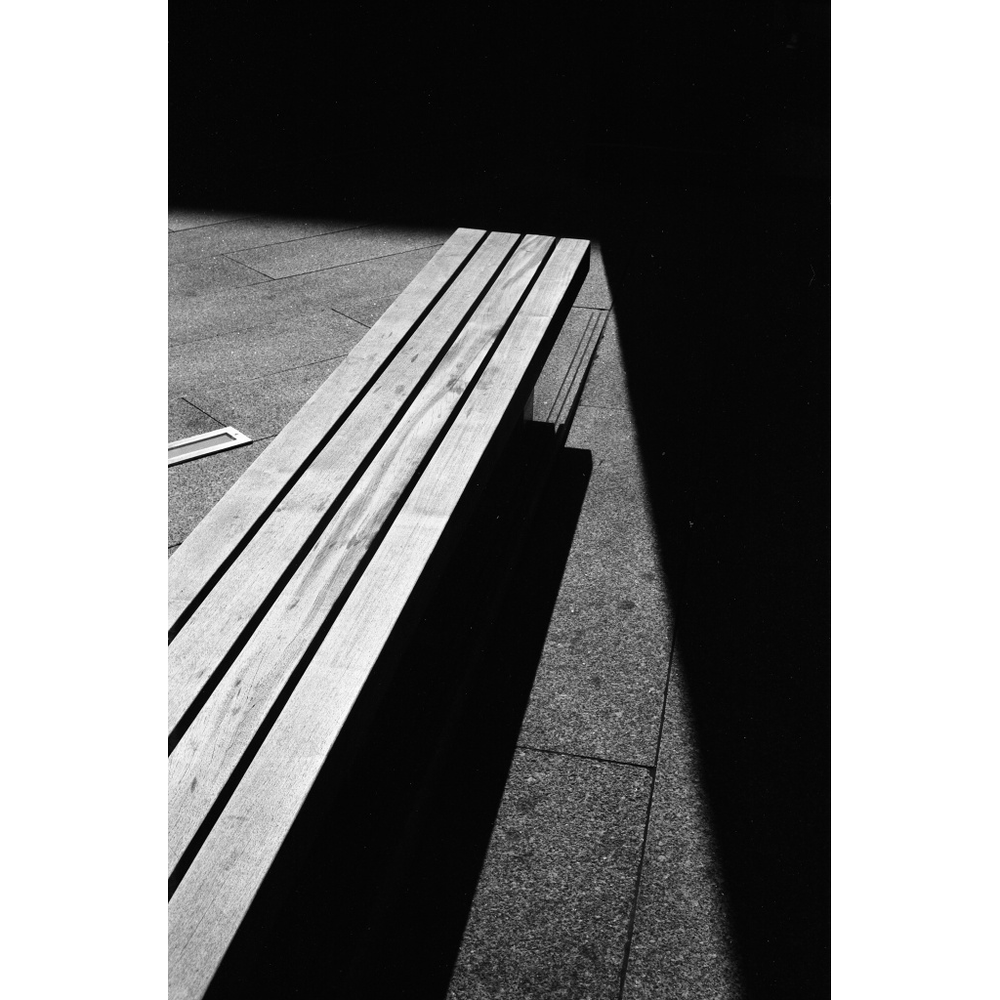 Edge of light, original black & white photograph by William Everett