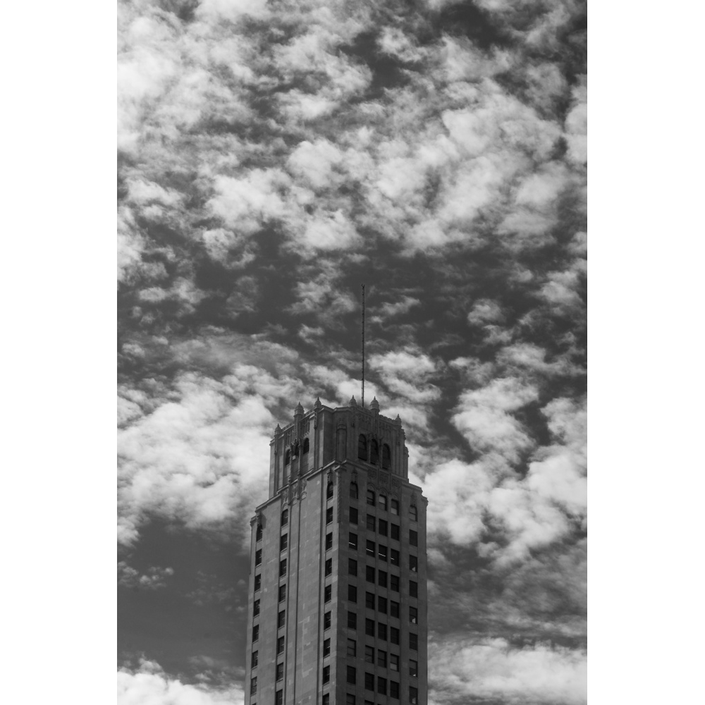 Into the Clouds, original black & white photograph by William Everett