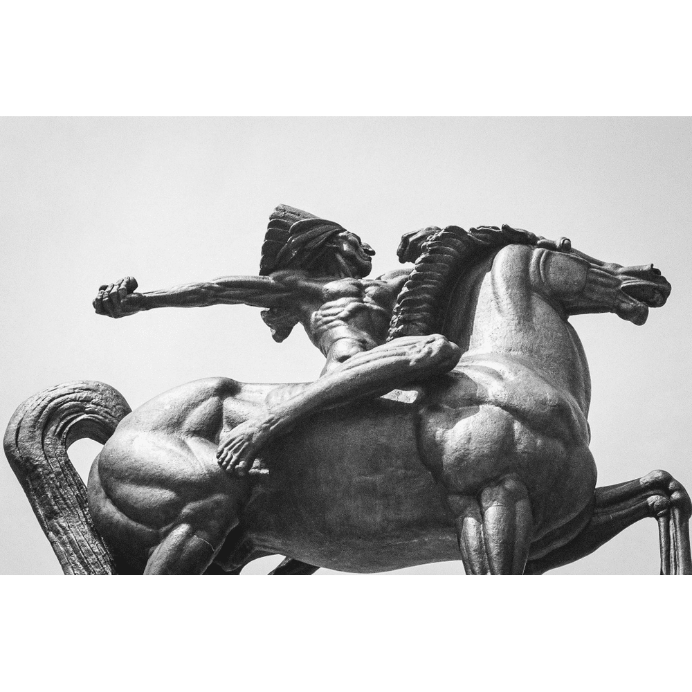 The Spearman, original black & white photograph by William Everett