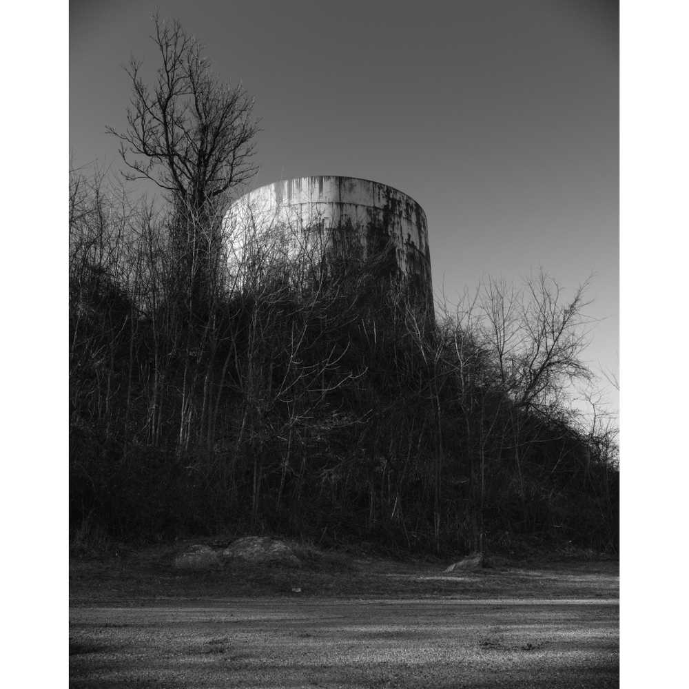 Concrete Relic, original black & white photograph by William Everett