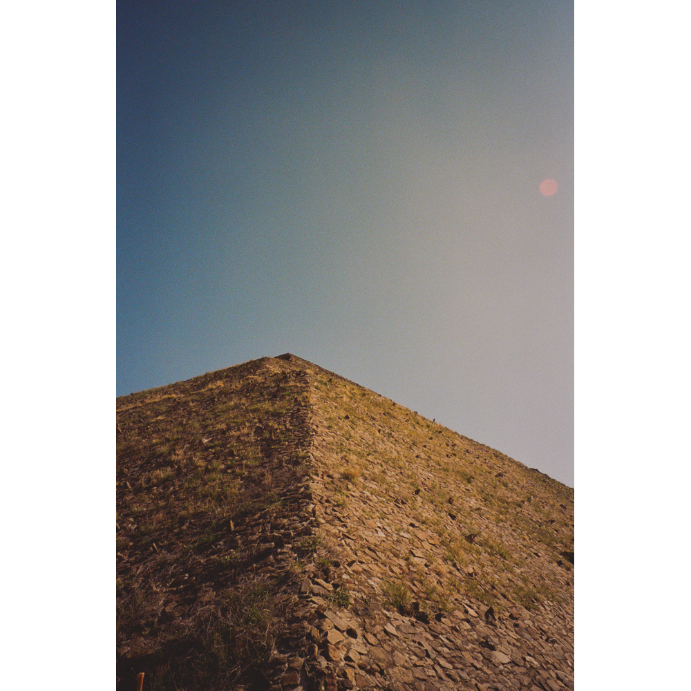 Teotihuacan, original color photograph by William Everett