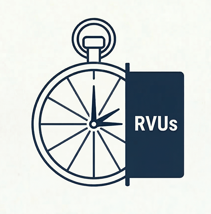 The administrative push to reduce clinical encounters to RVUs.