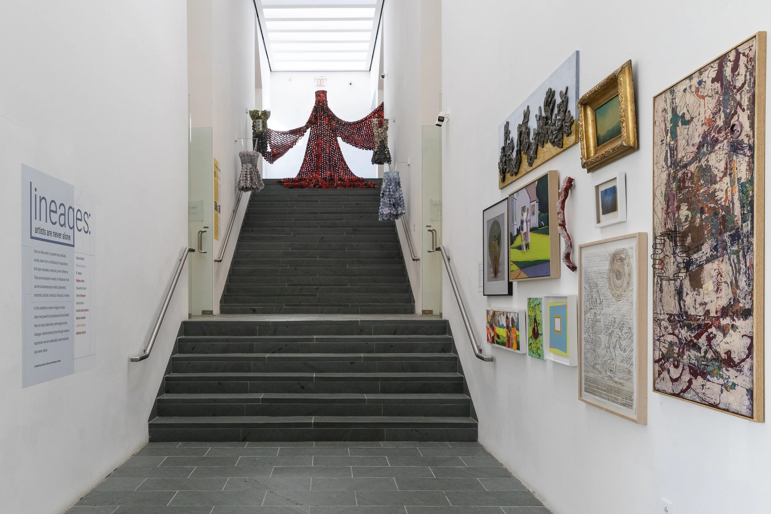 Lineages: Artists Are Never Alone, 2024, Wilson Museum, SVAC. Photo by Dave Barnum.