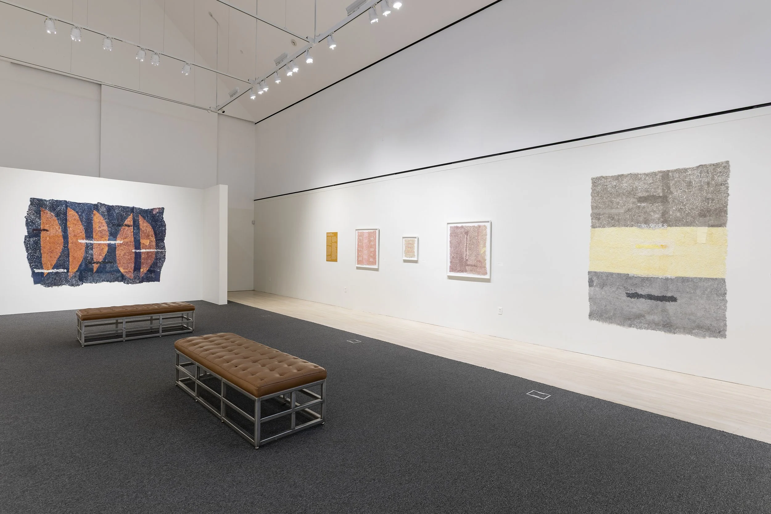 Into the Abstract: Paul Gruhler & Neha Vedpathak, 2025, Wilson Museum, SVAC. Photo by Dave Barnum.