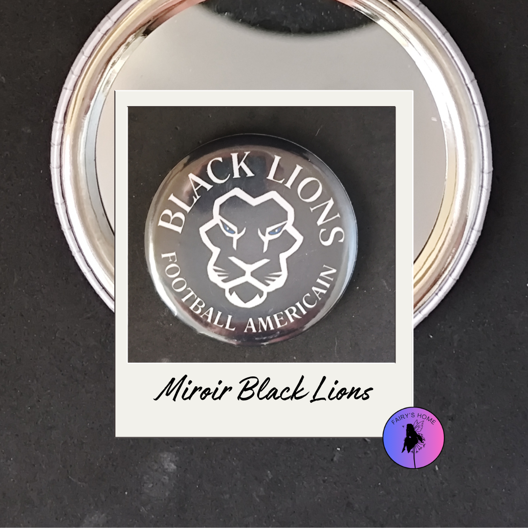 Miroir Black lions