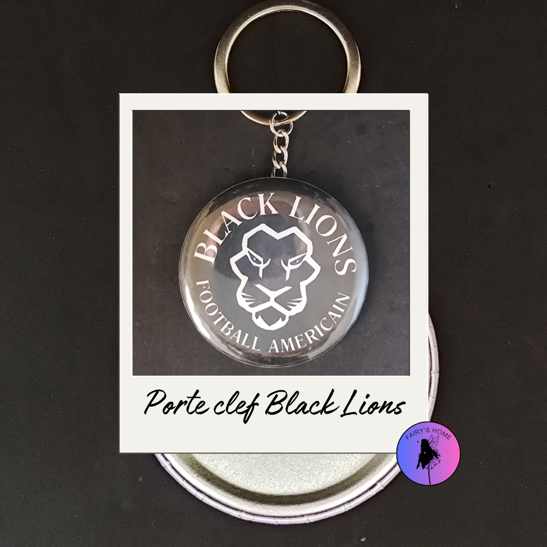 porte clef Black lions