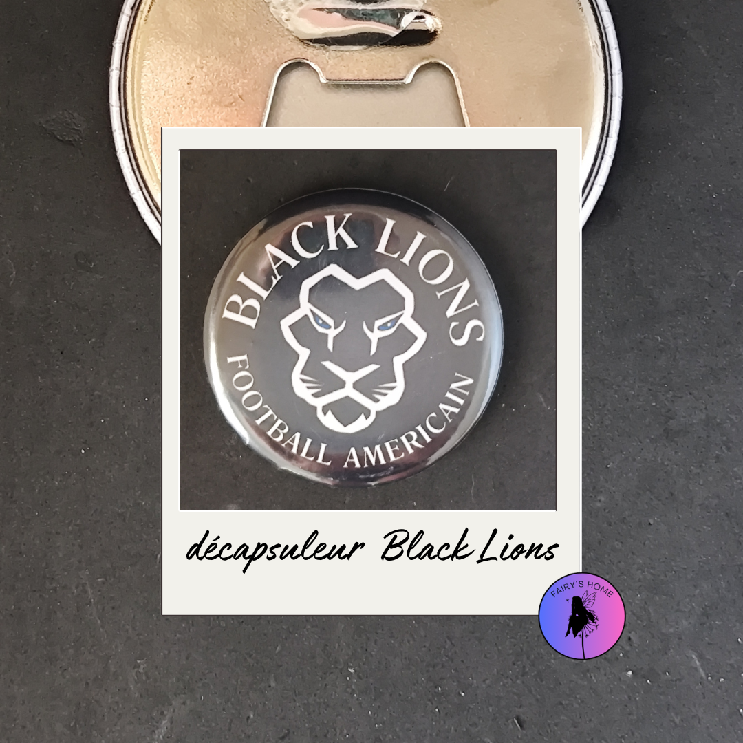 décapsuleur Black lions