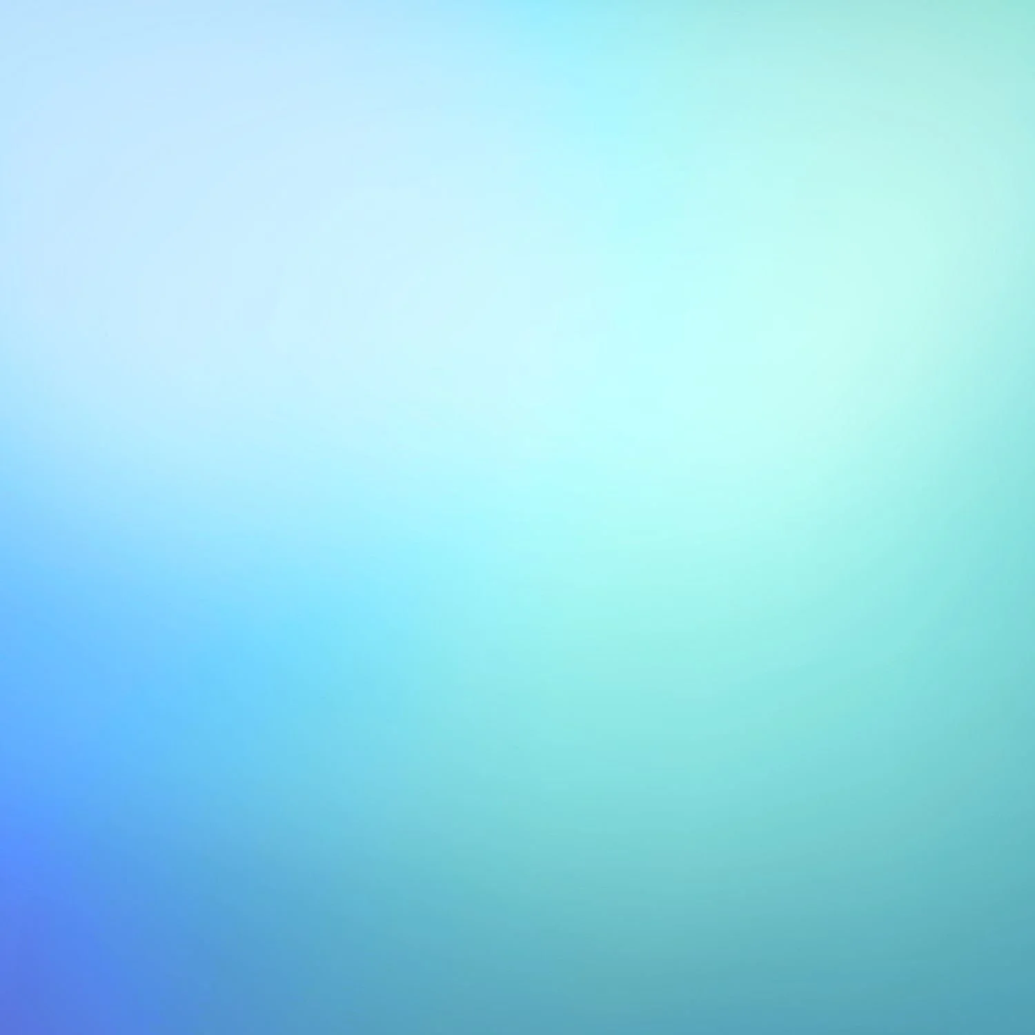 Blurred gradient background with shades of blue, green, and light cyan