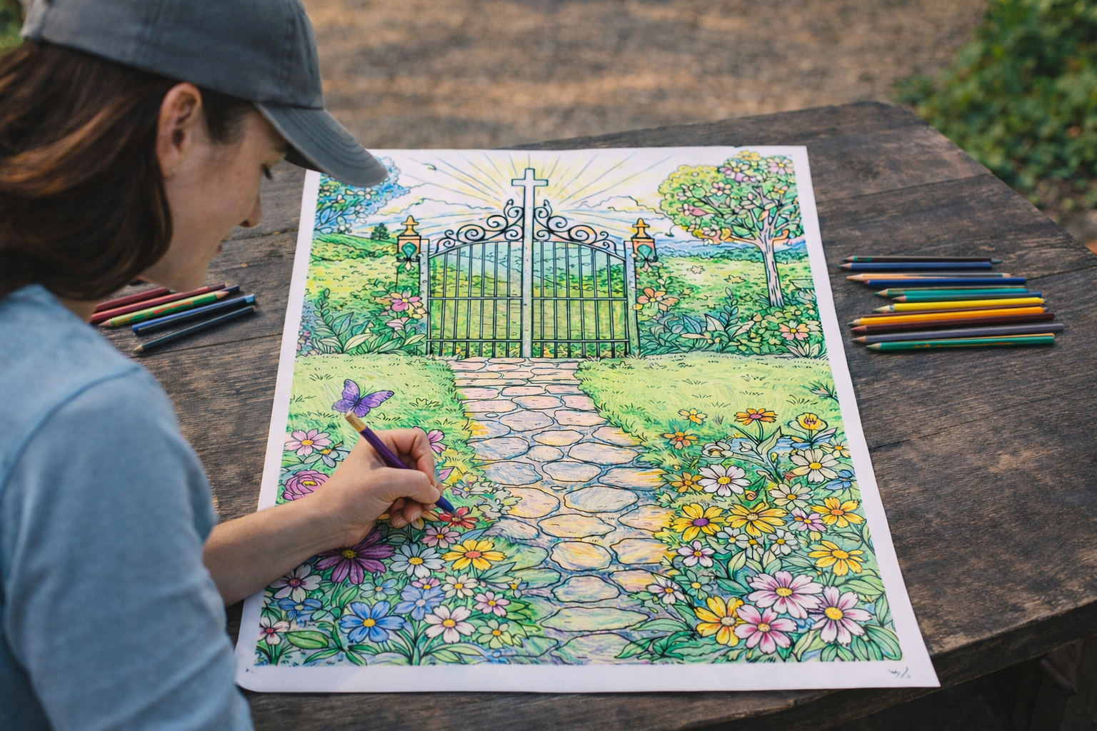 Free Sampler of Boundaries in Bloom: A Faith Integrated Coloring & Journaling Book