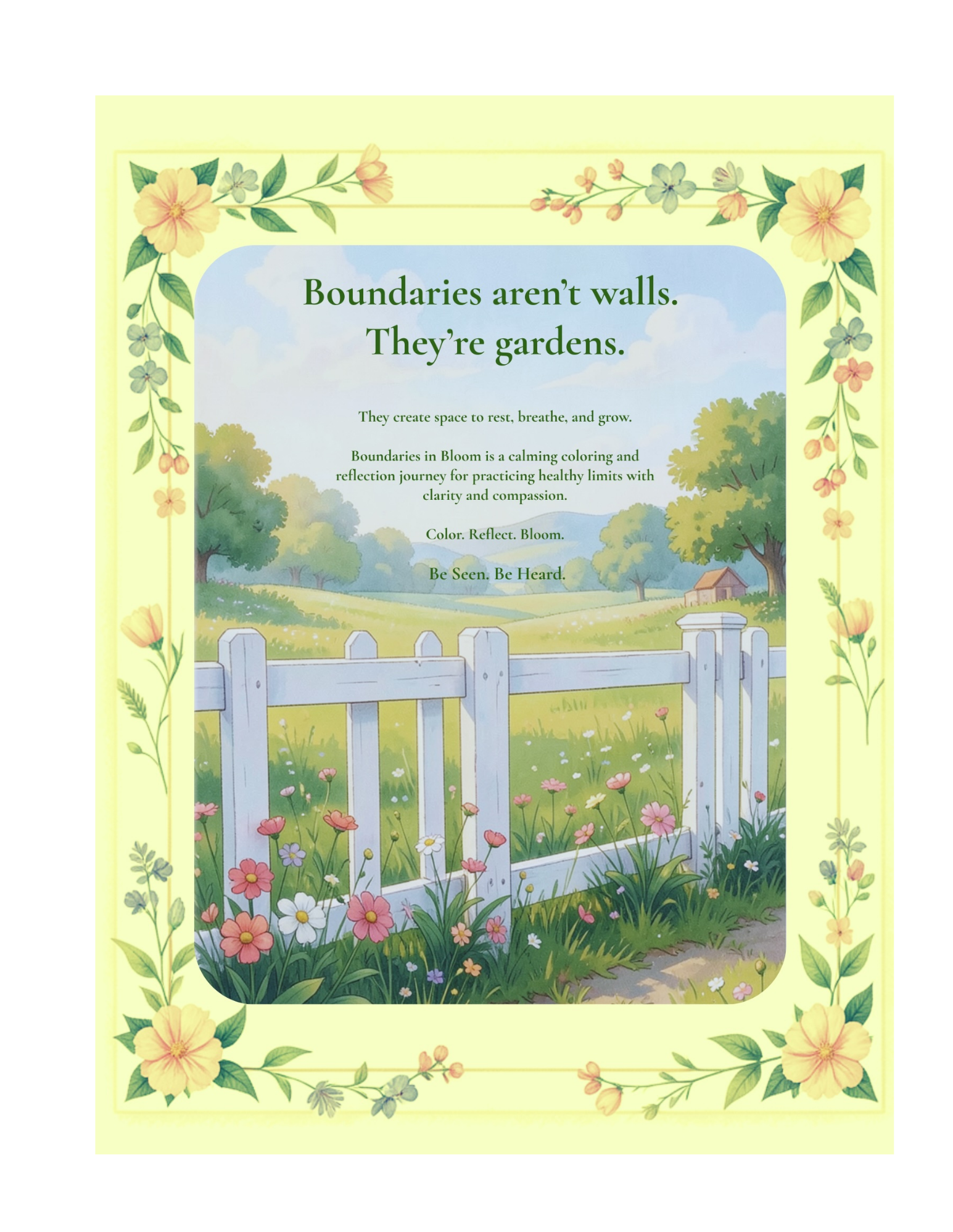 Boundaries in Bloom: Using Expressive Arts to Develop Healthy Boundaries eBook