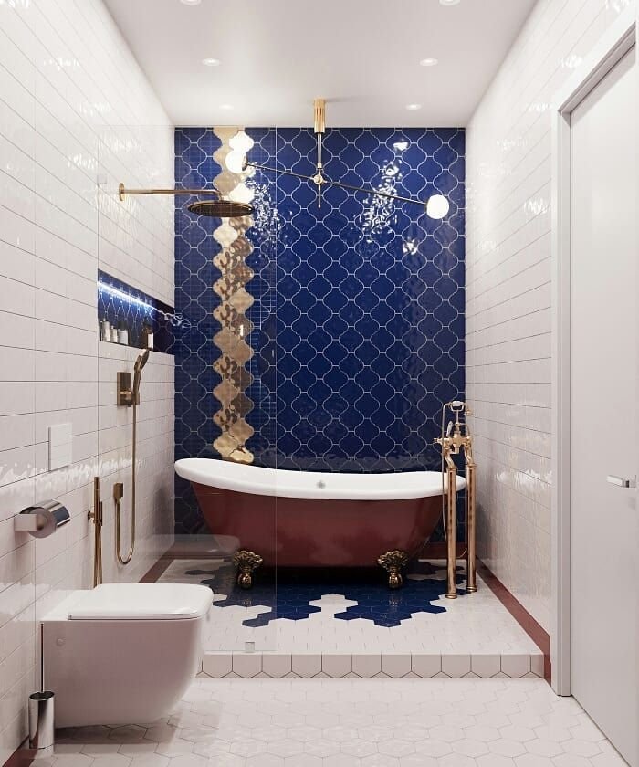 AZULEJO CURVILINIO ORO AZUL ALCOCERAM
