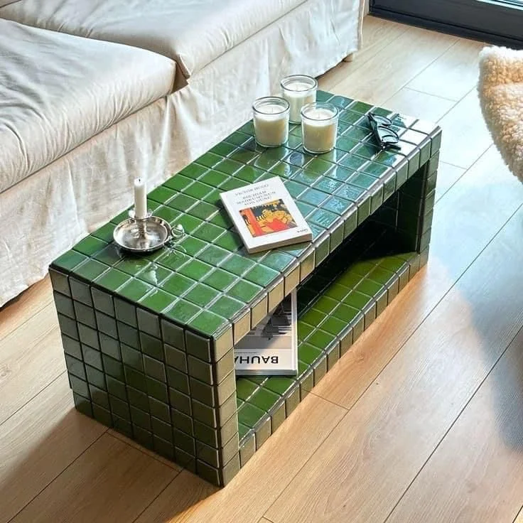 MESA CERAMICA VERDE ALCOCERAM