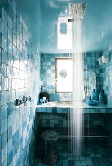ducha turquesa ceramica alcoceram