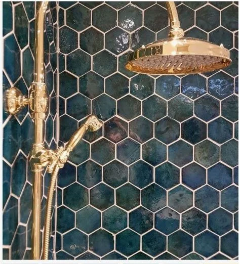 AMBIENTE HEXAGONAL AZUL ALCOCERAM