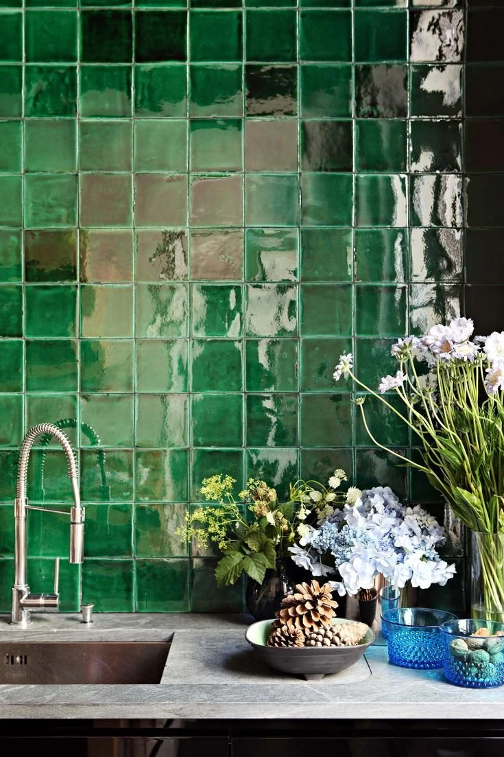 COCINA CERAMICA VERDE ALCOCERAM